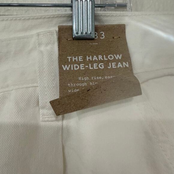 NWT Madewell The Harlow Wide Leg Jean Airy Denim Edition NO670 Size 33 - Picture 2 of 11